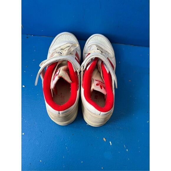 adidas Forum 84 Low 'White Vivid Red' GY5848 Men's Shoes size 11.5 - Picture 6 of 7